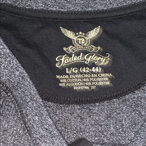 Faded Glory Henley - Picture 2 of 2